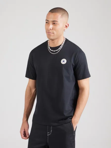 CONVERSE Tricou CHUCK' negru