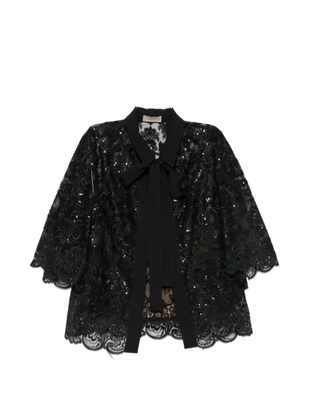 Flitteres felső Elie Saab fekete