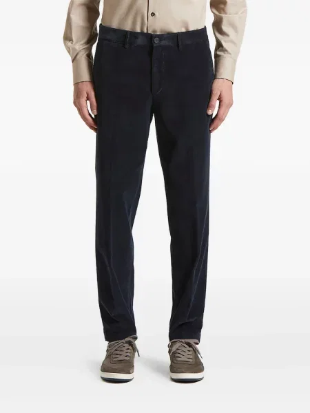 Pantaloni Peserico de catifea cord albastru