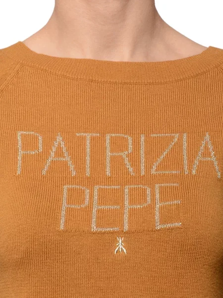 Светр Patrizia Pepe коричневий