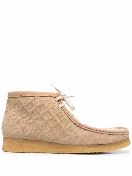 Botine Clarks cu șireturi din dantelă