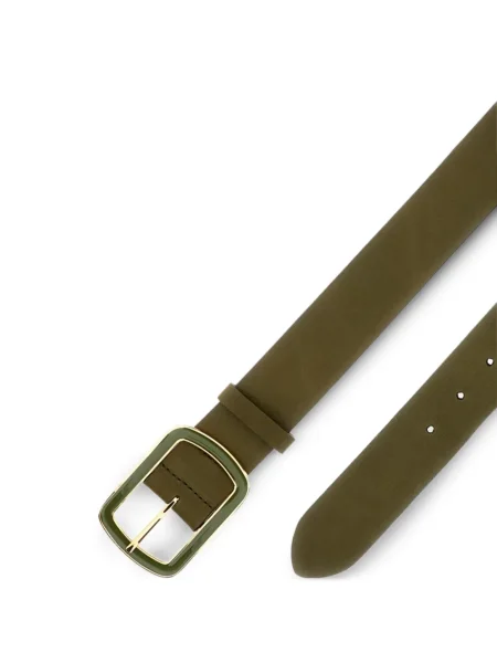 Curea Bax Lab din piele cu cataramă verde