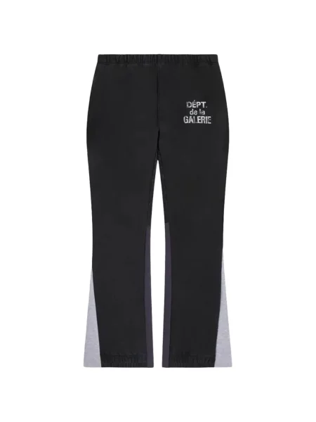 Pantaloni de trening Gallery Dept. evazate negru