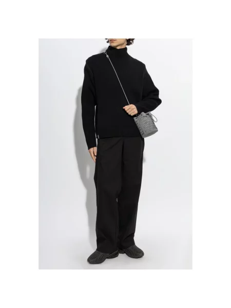 Sweter Puma wełniany czarny