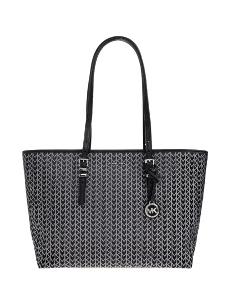 Portofel Michael Michael Kors cu imprimeu geometric roșu