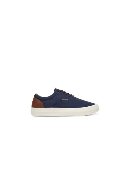 JACK & JONES Tenisky WISLINGTON námořnická modř hnědá