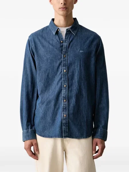Geantă Levi's® cu autograf de catifea cord albastru
