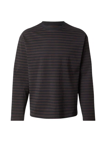 WEEKDAY Tričko tmavě hnědá černá