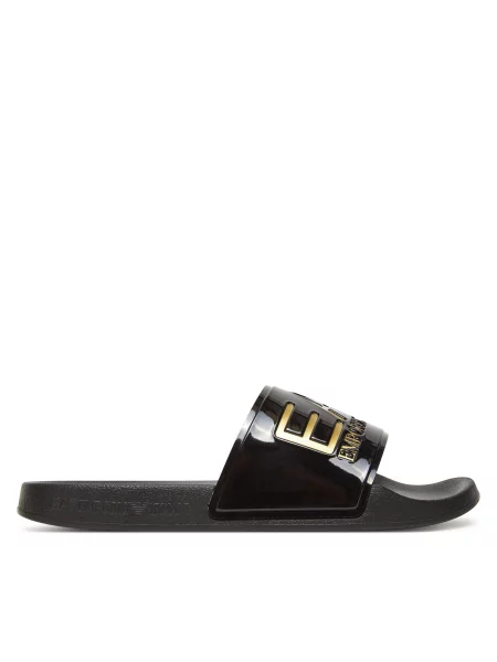 Шлепанцы Ea7 Emporio Armani черные