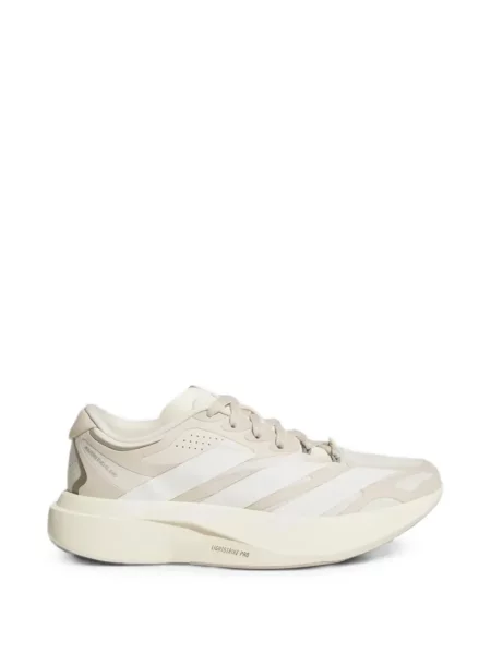Tricou Adidas cu guler de stand-up din piele de căprioară alergare albastru