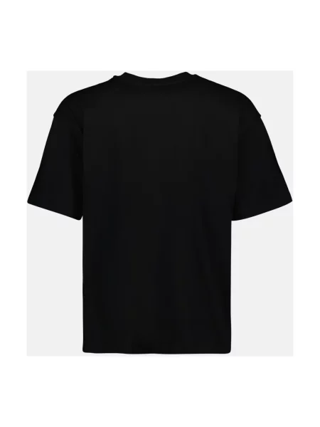 T-shirt z detalem z logo Diesel czarna