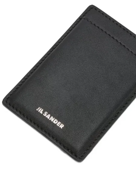 Portofel Jil Sander cu imagine negru