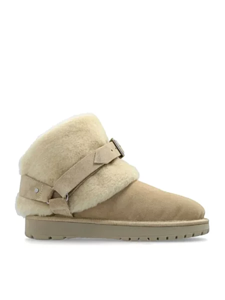 Puszyste botki Burberry beżowe