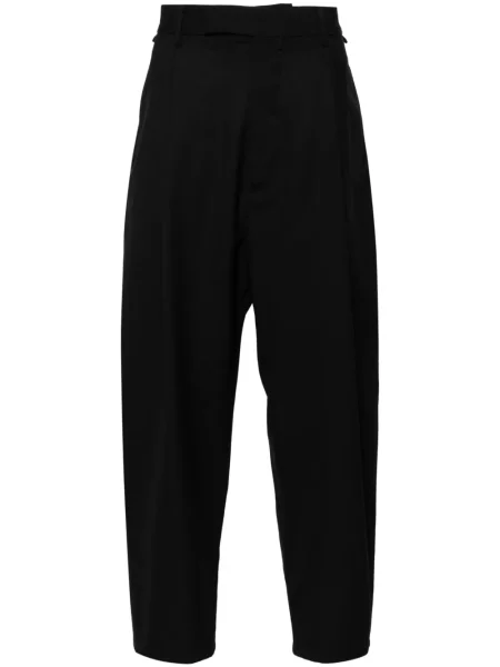 Pantaloni Mordecai de lână negru