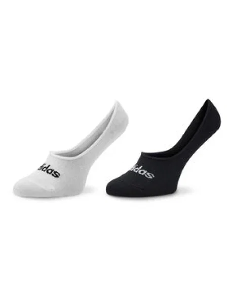 ADIDAS PERFORMANCE Športové ponožky Thin Linear Ballerina 2 Pairs čierna biela
