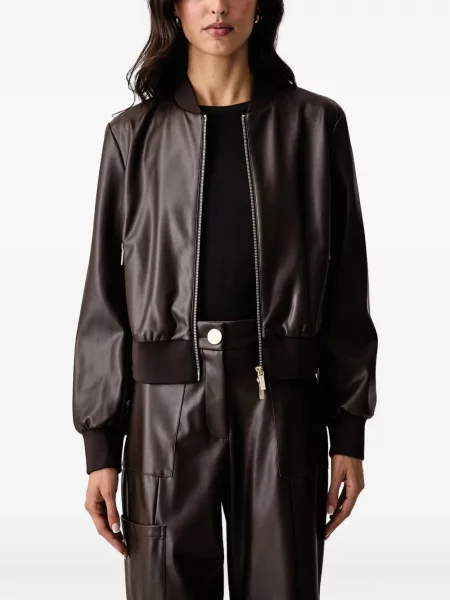 Geanta de piele Armani Exchange maro