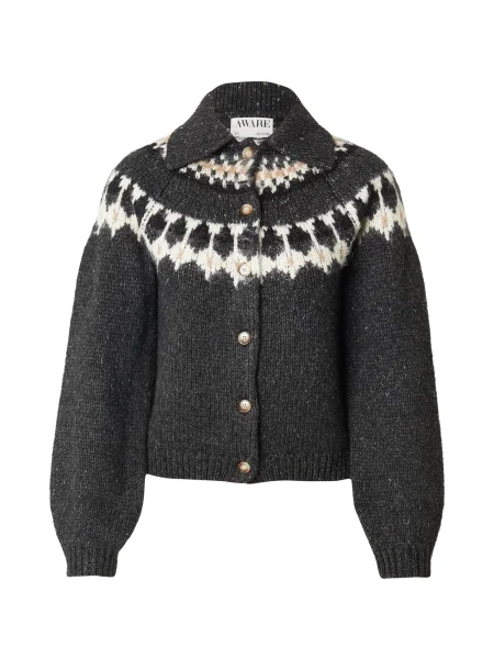 Aware Kardigán melírovaná / biela sivá