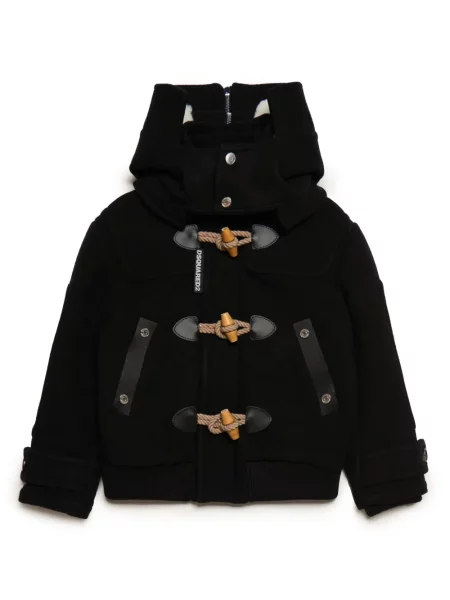 Płaszcz dziecięcy Dsquared2 czarny