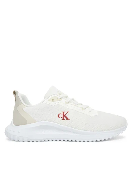 Calvin Klein férfi cipő Hike Runner Mix Mesh Bright White/Moonstruck/Tandoori Fényes Fehér/Moonstruck/Tandoori. Méret: 40 EU fehér
