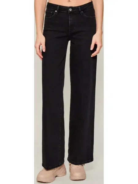 Pantaloni palazzo Guess negru