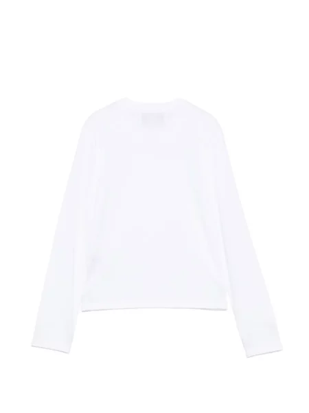 Lung tricou Ami Paris alb