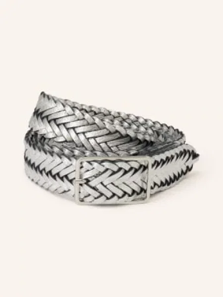 Abro Skórzany silber srebrny