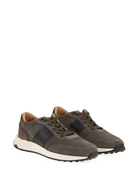 Sneakerși Tod's din piele de căprioară gri