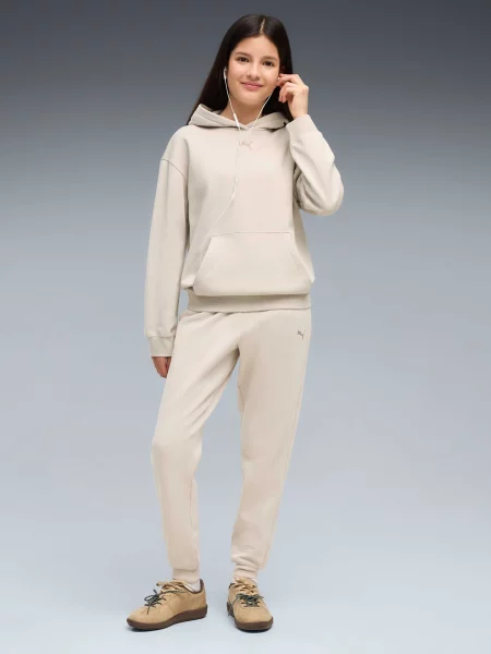 Детские спортивные штаны Puma бежевые