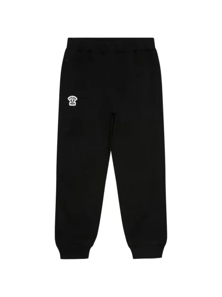 Pantaloni Aape By A Bathing Ape cu model camuflaj alergare negru