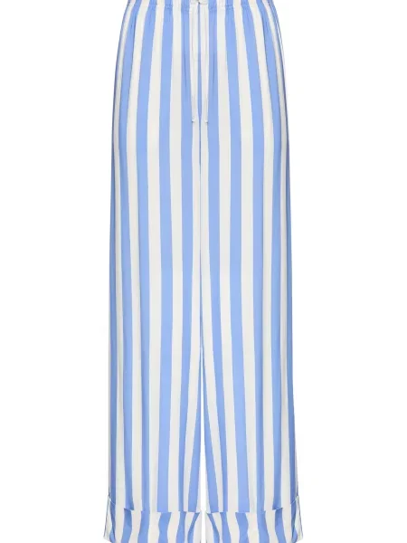 S.Oliver Pantaloni de pijama albastru / murdar alb