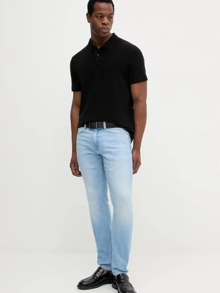Rifle Calvin Klein Jeans modrá
