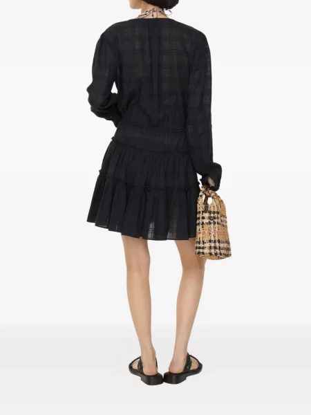 Rochie Burberry în carouri negru