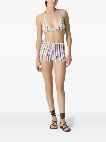 Pantaloni scurți Missoni cu dungi roz