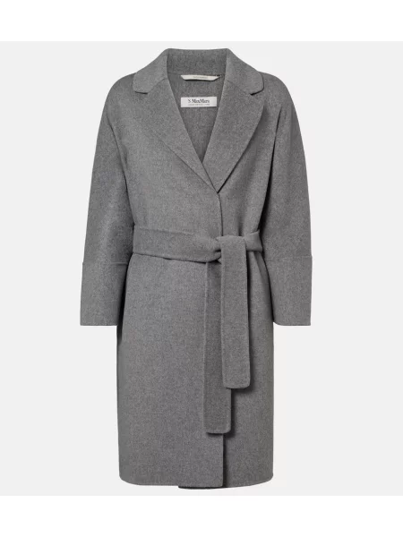 Palton 's Max Mara de lână plic gri