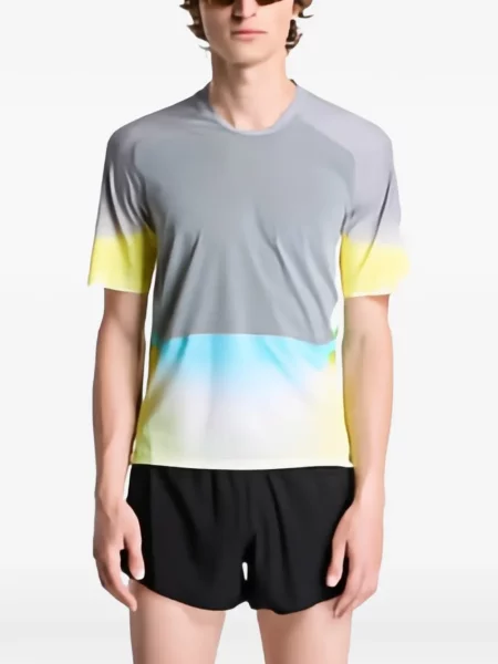 Tricou Soar cu imagine cu gradient gri