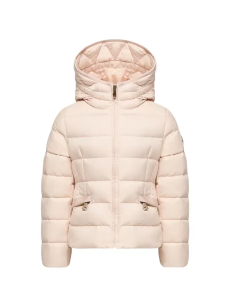 Dětska péřová bunda Moncler Enfant růžová