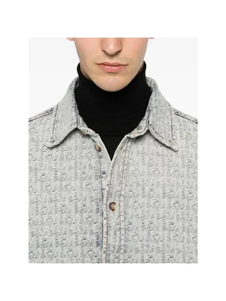 Emporio Armani koszula jeansowa niebieska