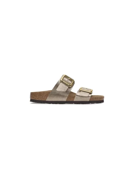 Klapki Birkenstock brązowe