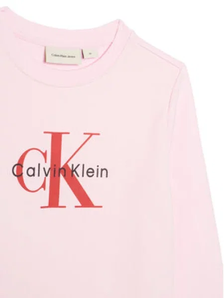 Calvin Klein Jeans Džemperis Monogram rožinė