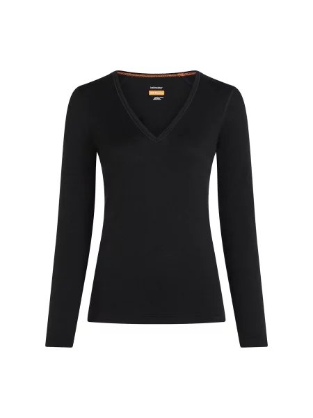 ICEBREAKER Tricou funcțional Oasis' negru