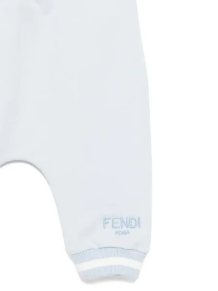 Spodnie dresowe dziecięce Fendi niebieskie