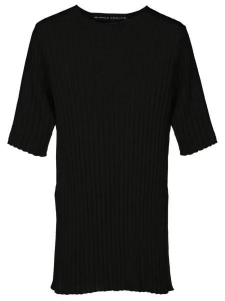 Tricou Gloria Coelho cu crăpătură negru