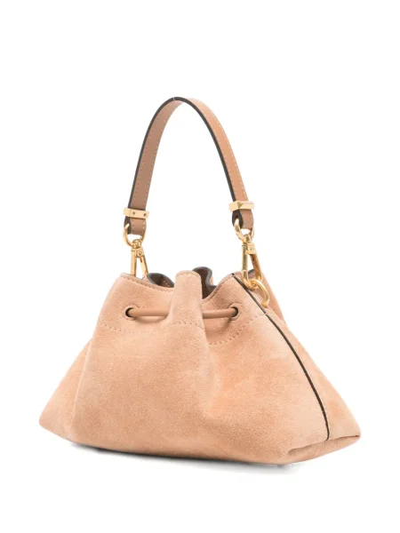 Geantă Jimmy Choo din piele de căprioară