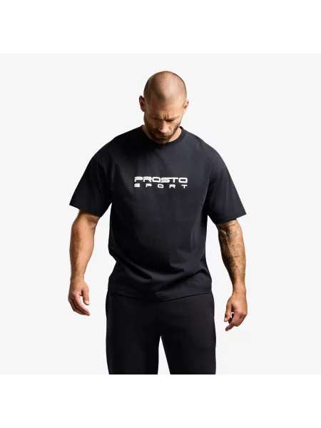 Tricou Prosto T-shirt Athletic Hybrid Black L negru