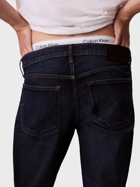 Прямі джинси Calvin Klein сині