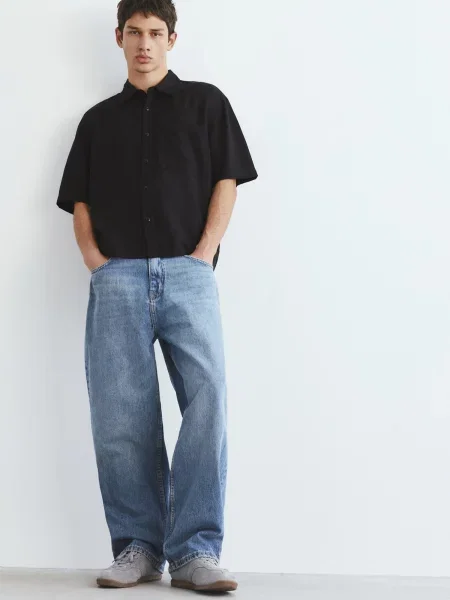 Pull&Bear Cămașă negru