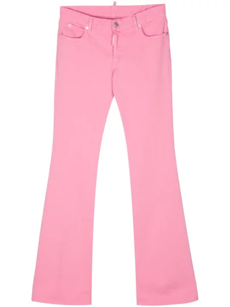 Разклешени дънки Dsquared2 розово