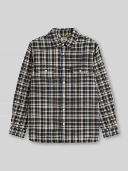 Koszula casualowa z brustasza Levi's niebieska