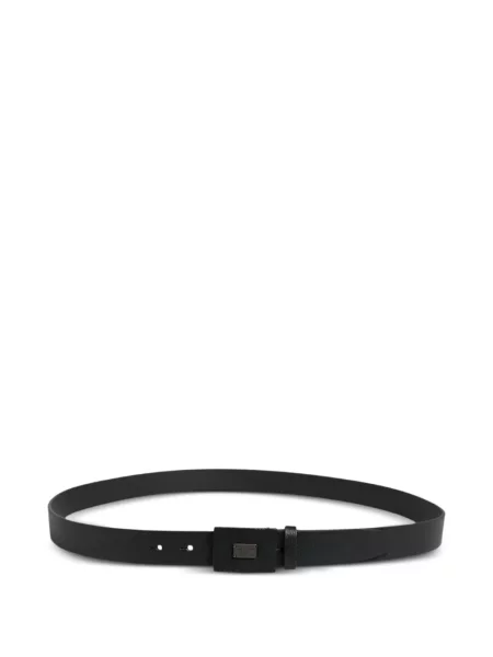 Curea Dolce & Gabbana din piele cu autograf negru
