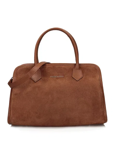 Замшевая сумка Toscanio коричневая